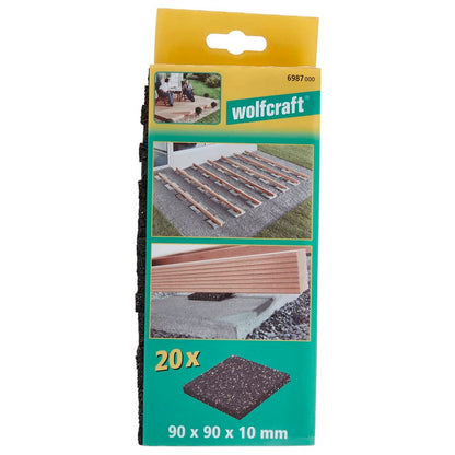 wolfcraft Bloc de support pour pose de panneau 20 pcs 6987000