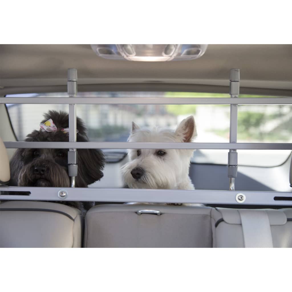 Worldwise Barrière d'auto pour chien K9K Aluminium Argenté