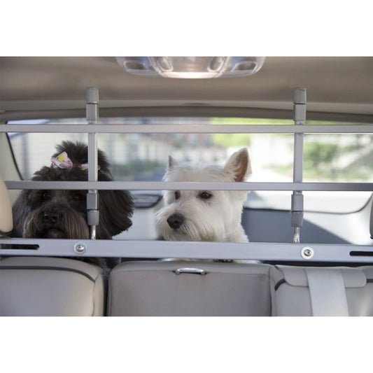 Worldwise Barrière d'auto pour chien K9K Aluminium Argenté