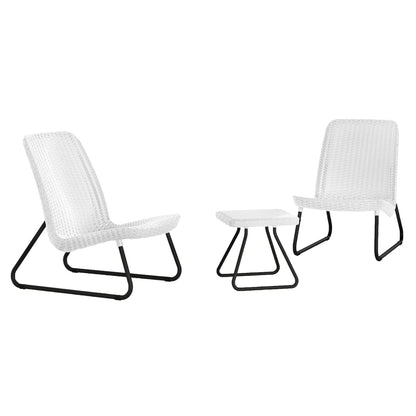 Keter Salon de jardin 3 pcs Rio Blanc 218155