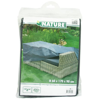 Nature Housse pour canapés 2 places de jardin 170x90x60 cm