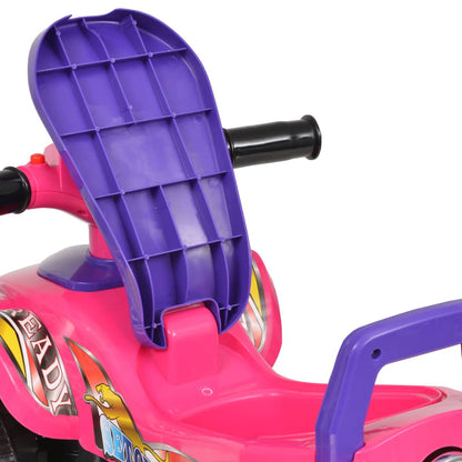 Bicicleta de montaña para niños con sonido y luz Rosa y violeta