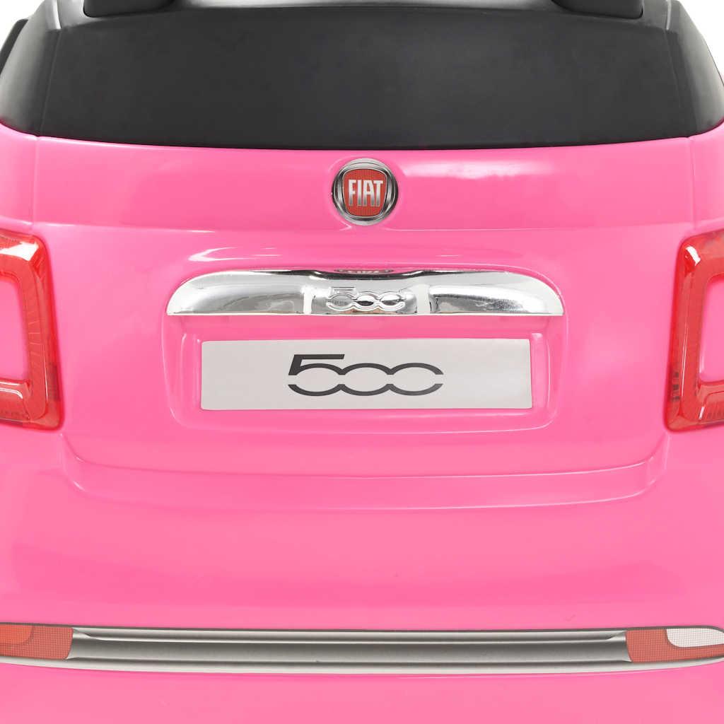 Voiture à chevaucher Fiat 500 rose