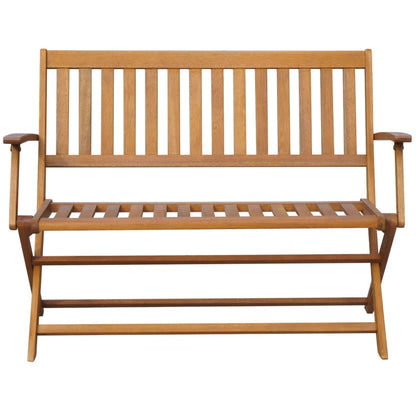 Banc de jardin 120 cm Bois d'acacia solide