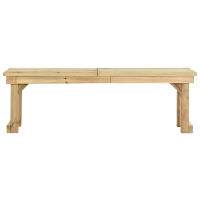 Banc de jardin 140 cm Bois de pin imprégné