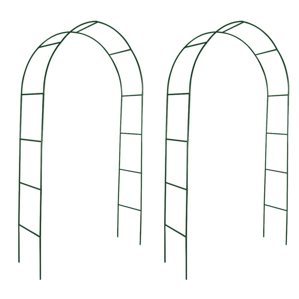 Arche de jardin 2 pcs pour plantes grimpantes