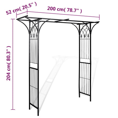 Arche de jardin 200x52x204 cm