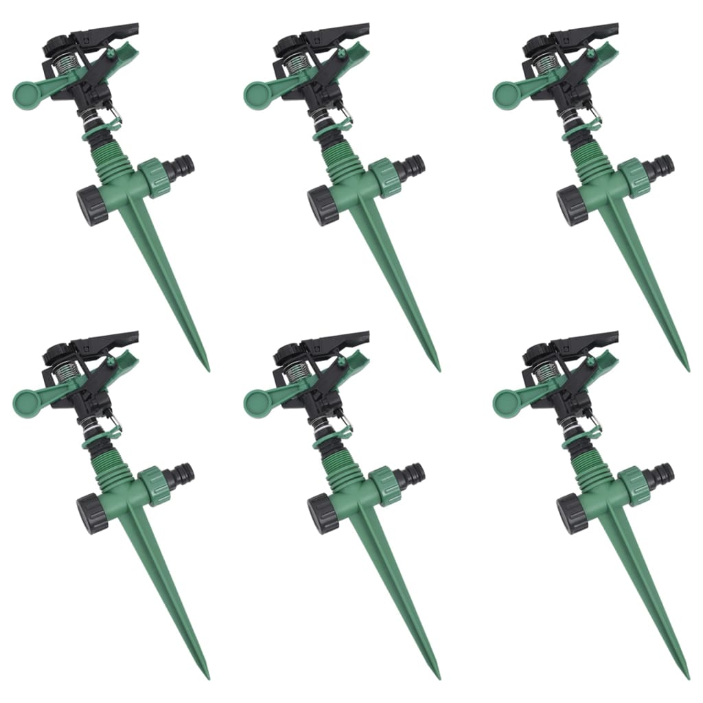 Arroseurs à impulsion de jardin 6 pcs