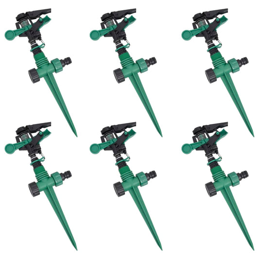 Arroseurs à impulsion de jardin 6 pcs