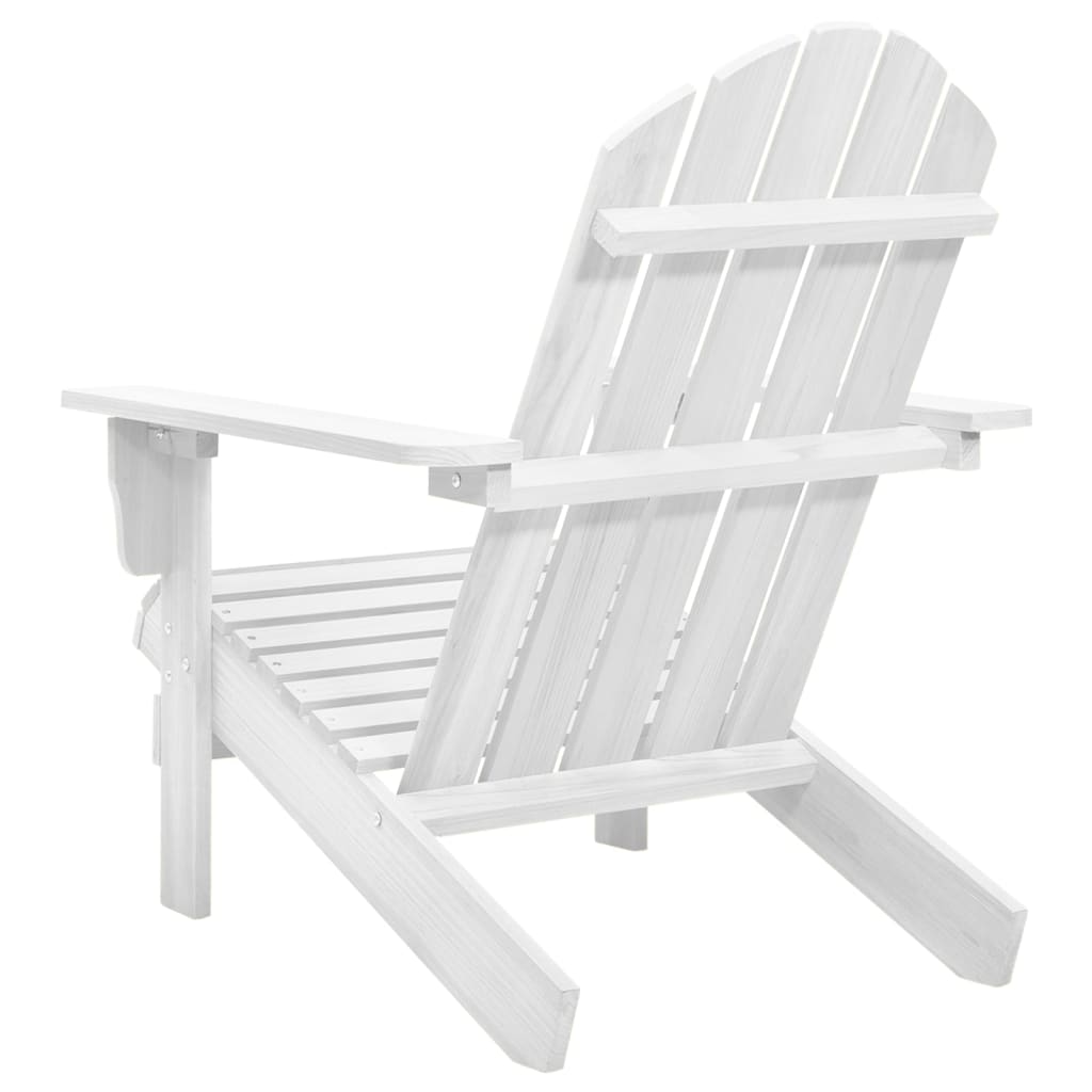 Chaise de jardin bois blanc