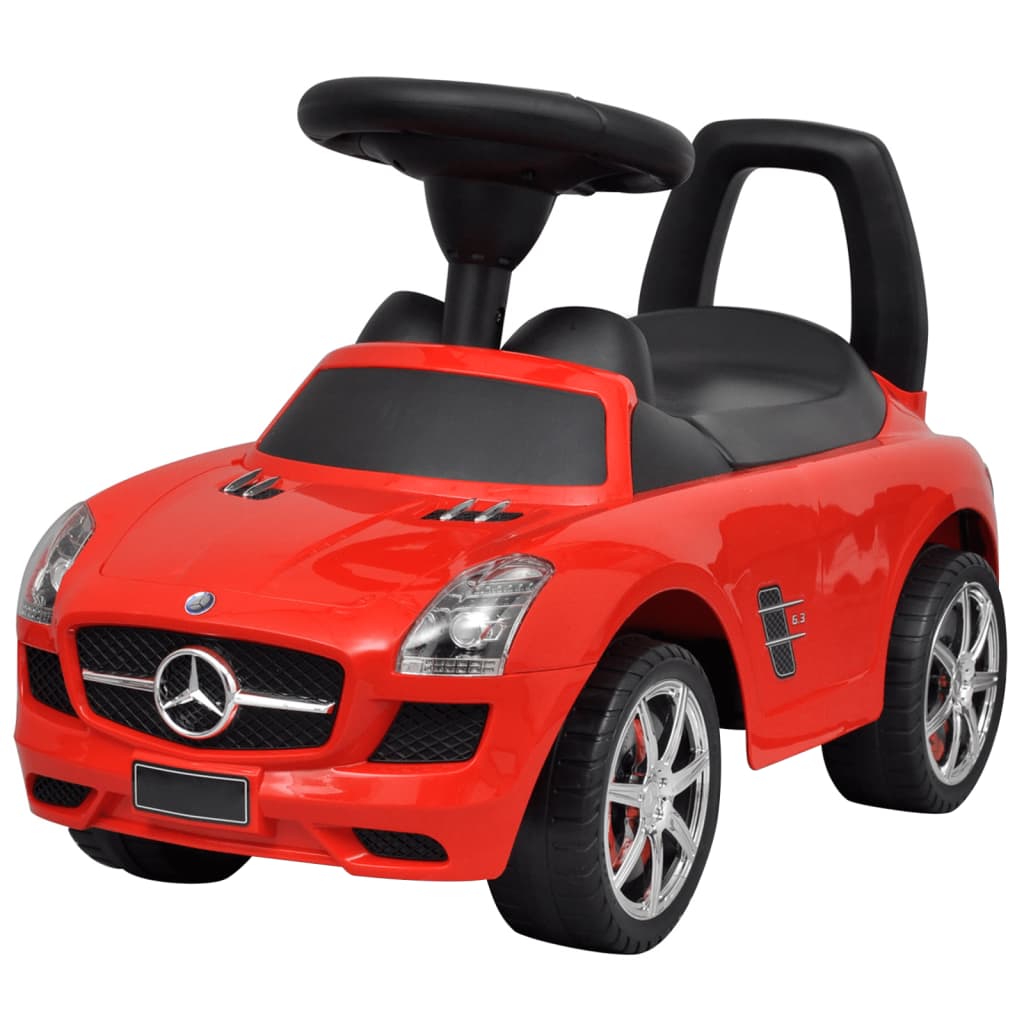 Coche de empuje de pies para niños rojo