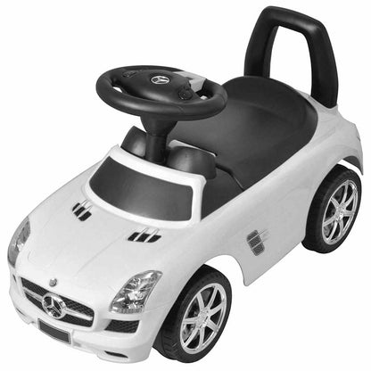 Coche para empujar con los pies para niños blanco