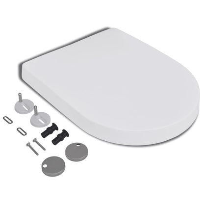 Soft Close Toilet Seat Quick Release Square