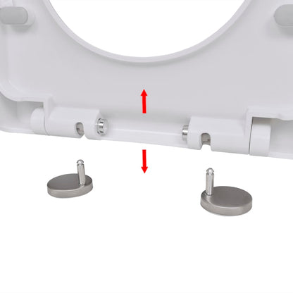 Soft Close Toilet Seat Quick Release Square