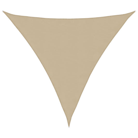 Vela parasol triangular tela oxford 3,6x3,6x3,6m beige