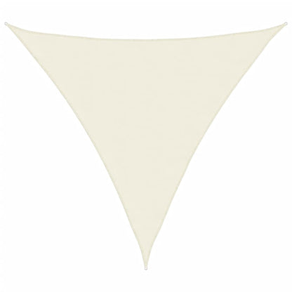 Vela parasol triangular tela oxford 3,6x3,6x3,6 m crema