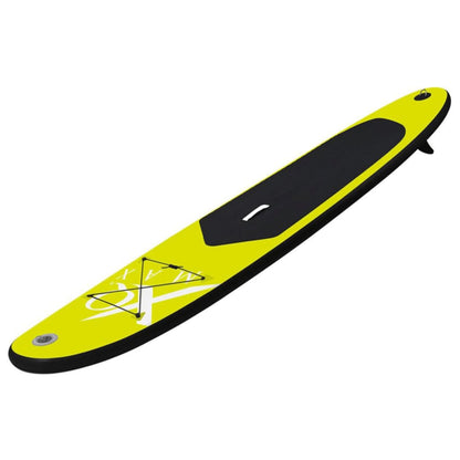 XQ Max Planche à pagaie gonflable 285 cm Vert citron et noir