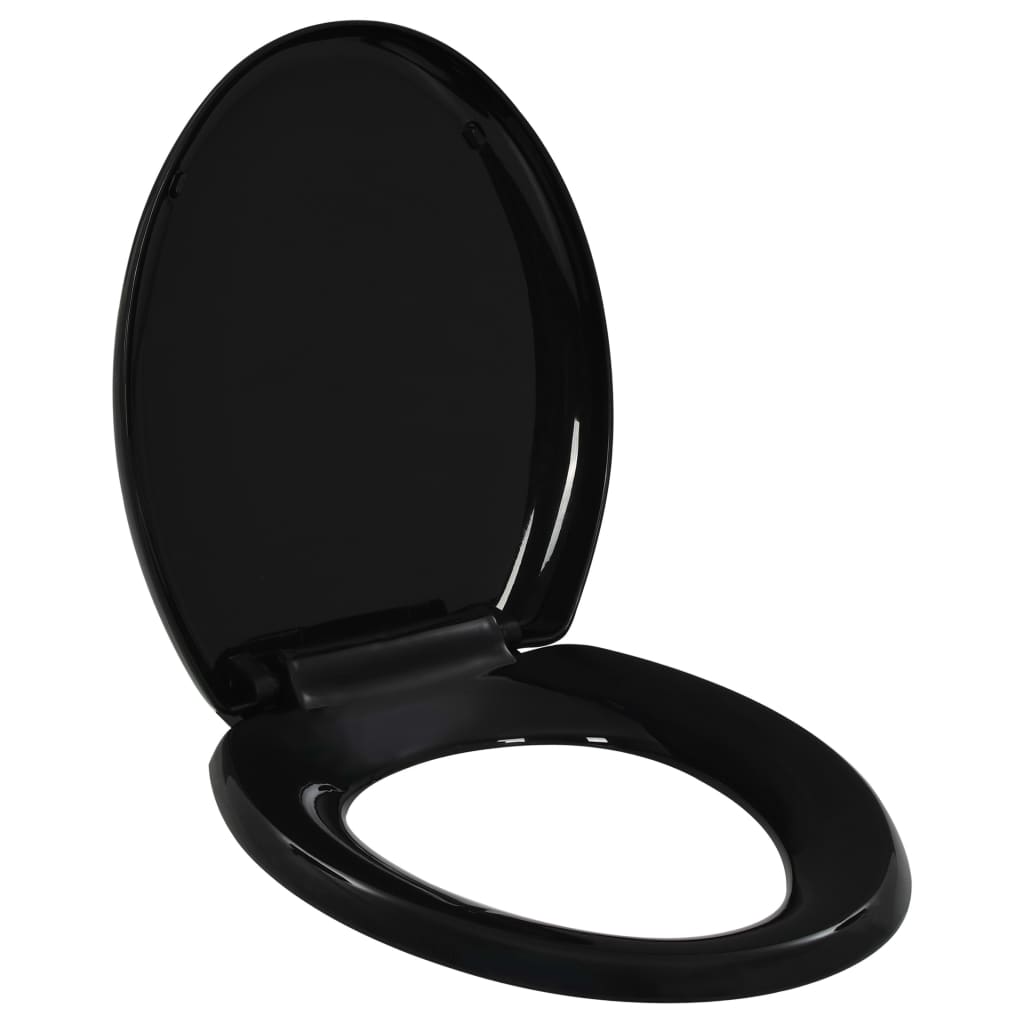 Soft Close Toilet Seat Quick Release Black