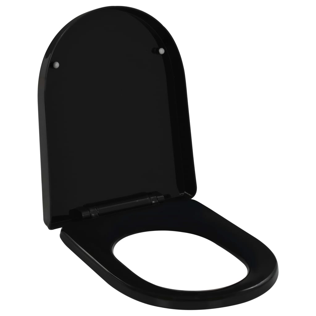 Soft Close Toilet Seat Quick Release Black