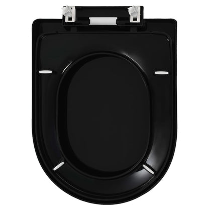 Soft Close Toilet Seat Quick Release Black