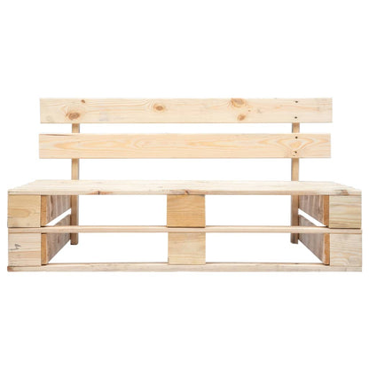 Banc palette de jardin bois