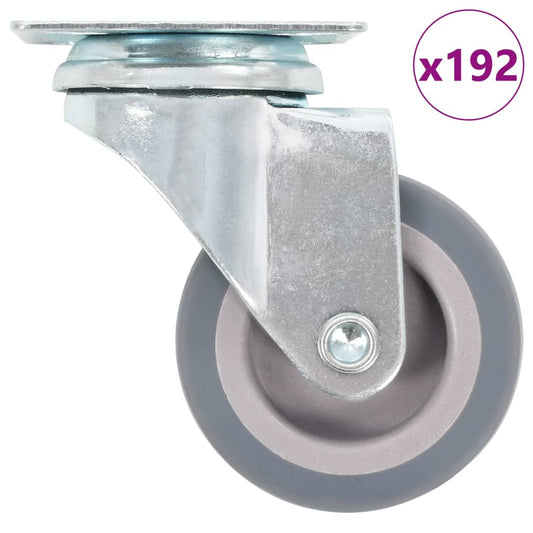 192 pcs Roulettes pivotantes 50 mm