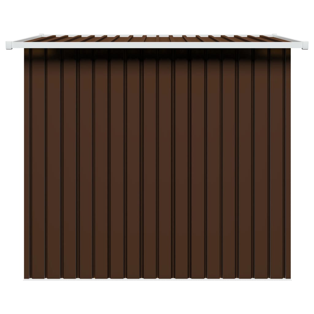 Abri de stockage pour jardin Marron 194x121x181 cm Acier