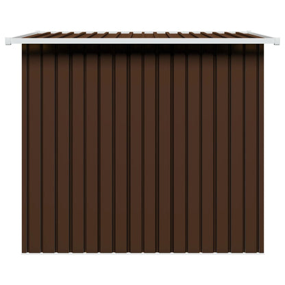 Abri de stockage pour jardin Marron 194x121x181 cm Acier