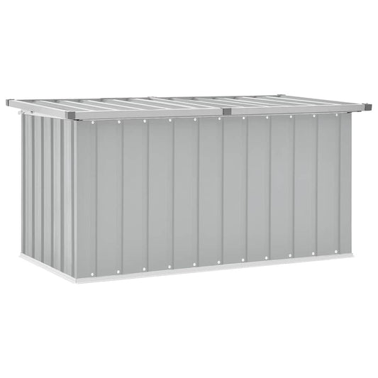 Boîte de rangement de jardin Gris 129x67x65 cm