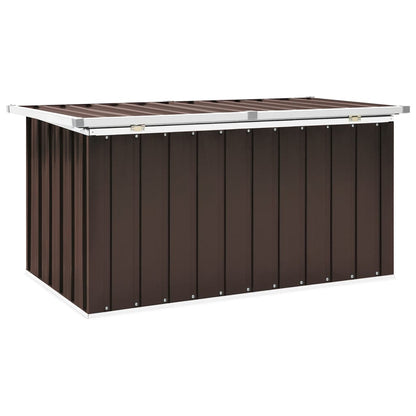 Boîte de rangement de jardin Marron 129x67x65 cm