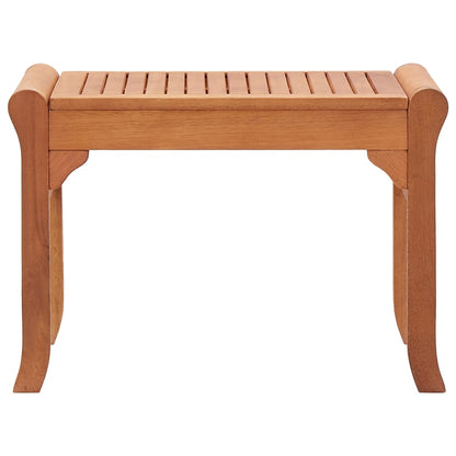 Banc de jardin 64 cm Bois d'eucalyptus solide