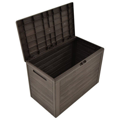 Boîte de rangement de jardin Marron 78x44x55 cm