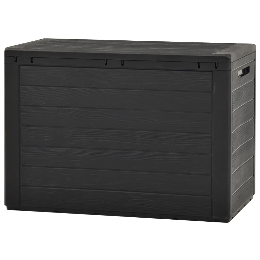 Boîte de rangement de jardin Anthracite 78x44x55 cm