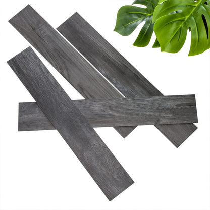 WallArt Wood Look Planks Barn Oak Ash Grey