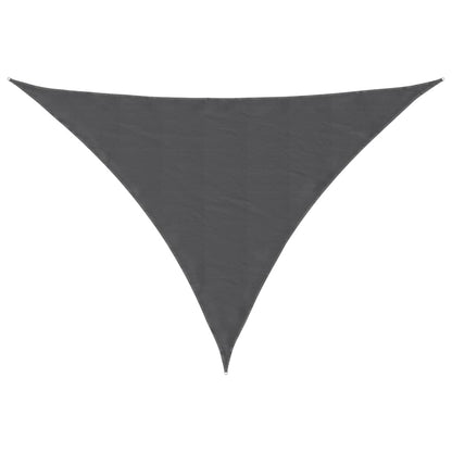 Vela parasol triangular tela oxford 3x4x4 m antracita