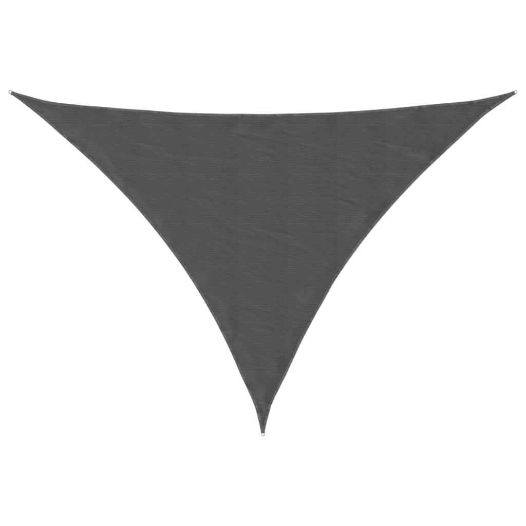 Vela parasol triangular tela oxford 4x4x5,8 m antracita