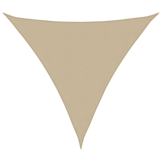 Vela parasol triangular tela oxford 4x4x4 m beige