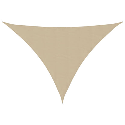 Vela parasol triangular tela oxford 4x4x5,8 m beige