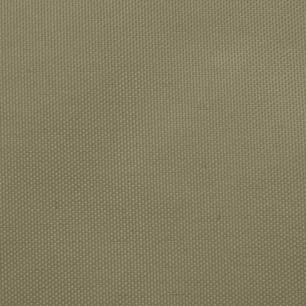 Parasol sail Oxford fabric trapeze 3/5x4 m Beige