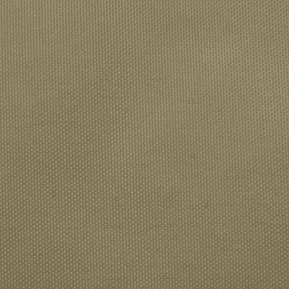 Parasol sail Oxford fabric trapeze 3/5x4 m Beige