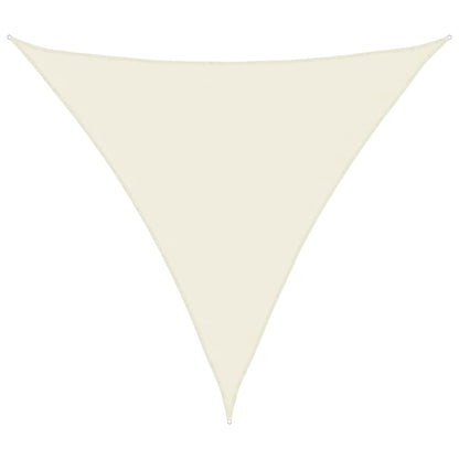 Triangular oxford fabric parasol sail 4x4x4 m cream