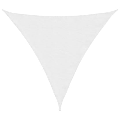 Vela parasol triangular tela oxford 3x3x3 m blanco