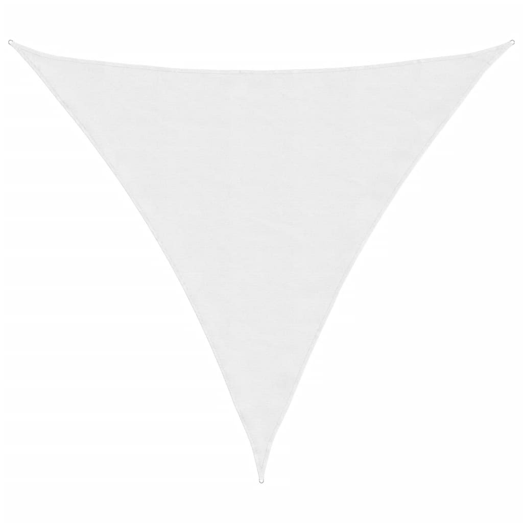 Vela parasol triangular tela oxford 3,6x3,6x3,6 m blanco