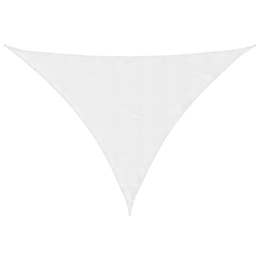 Vela parasol triangular tela oxford 3x3x4,24 m blanco