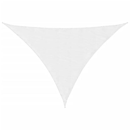 Vela parasol triangular tela oxford 3x4x5 m blanco