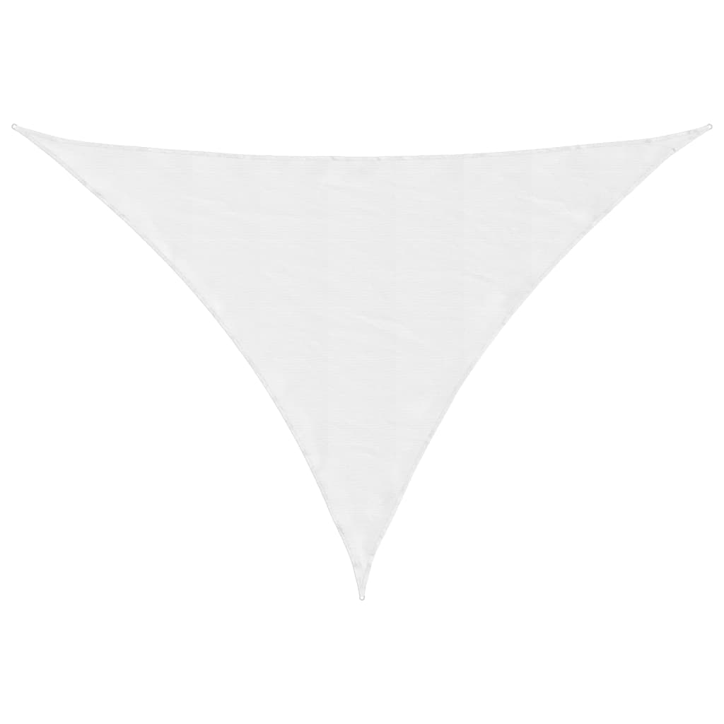 Vela parasol triangular tela oxford 3x4x4 m blanco