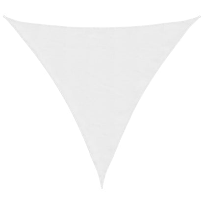 Vela parasol triangular tela oxford 4x4x4 m blanco