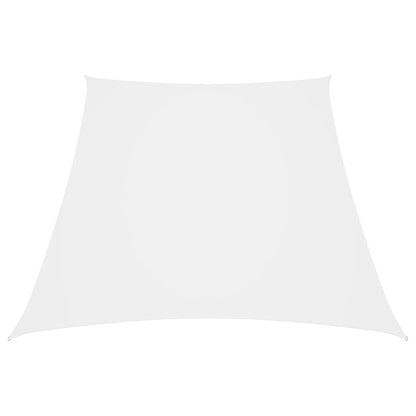 Vela parasol tela Oxford trapecio 3/4x3 m Blanco