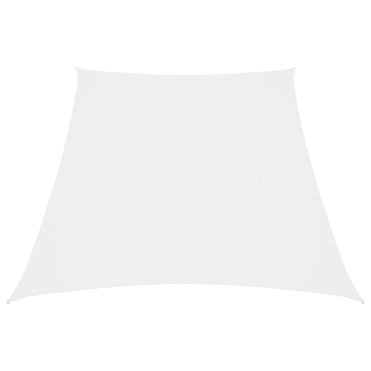 Vela parasol tela Oxford trapecio 3/4x3 m Blanco