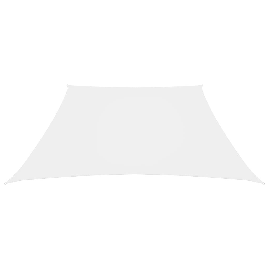 Vela parasol tela Oxford trapecio 4/5x4 m Blanco